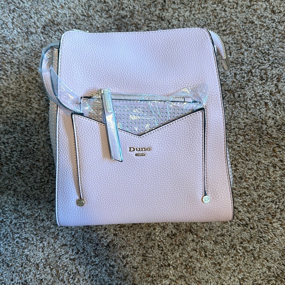 Pink London Dune Backpack/Purse